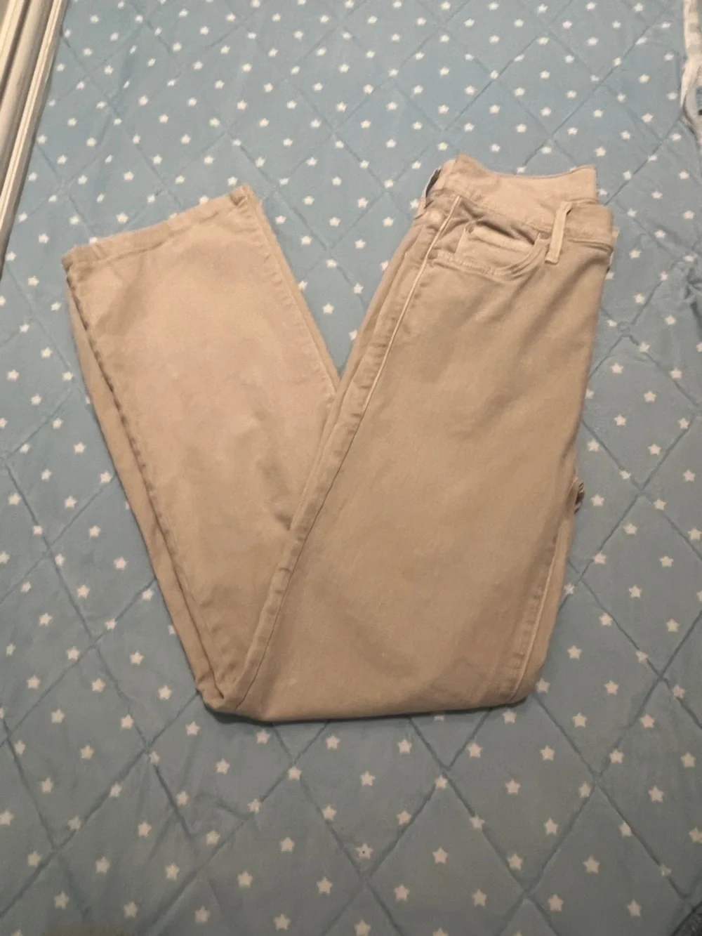 MOTHER The Insider Ankle Fray Chalk It Up Jean size 24 great condition